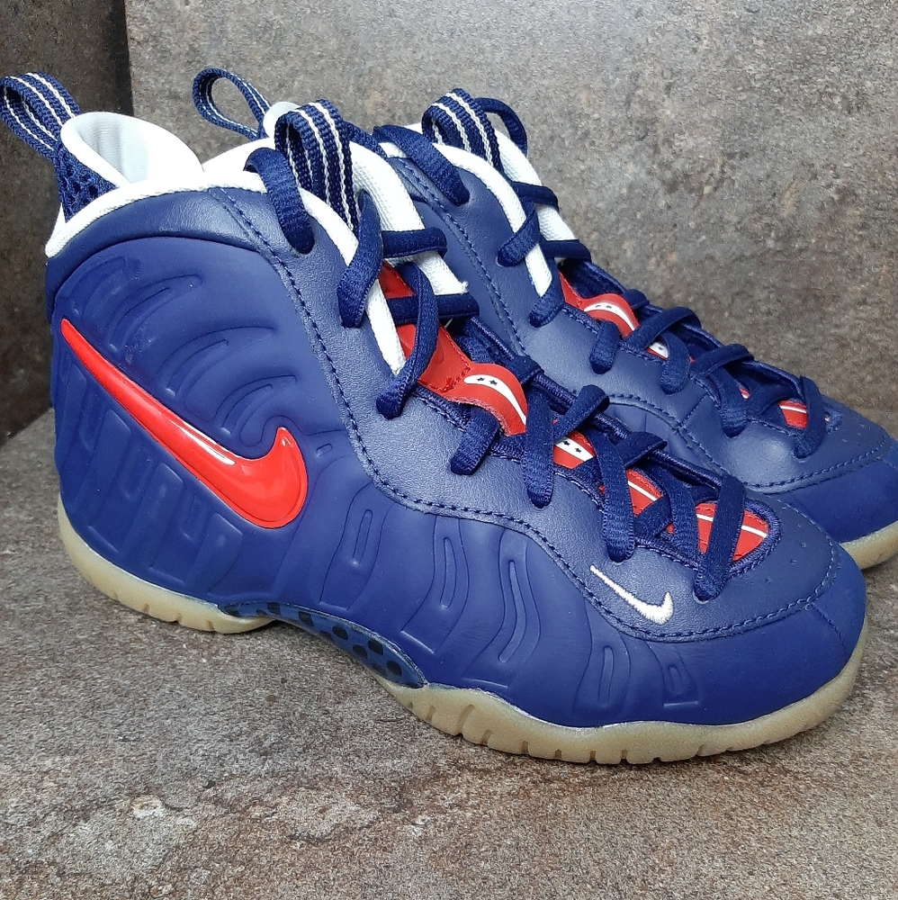 Nike Little Posite Pro Little Kids’ ‘USA’ Size 13C